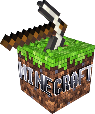     V-  Minecraft Logo ube