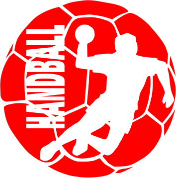  Ƴ   V-  Handball Logo