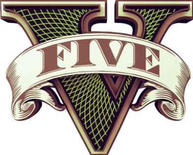     V-  GTA 5 3D Logo