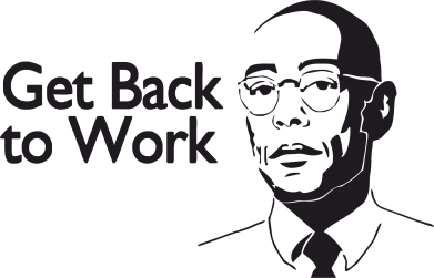  Ƴ   V-  Get Back To Work