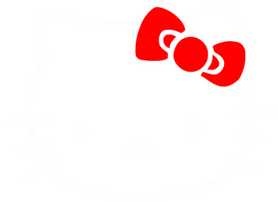  Ƴ   V-  Hello Kitty logo