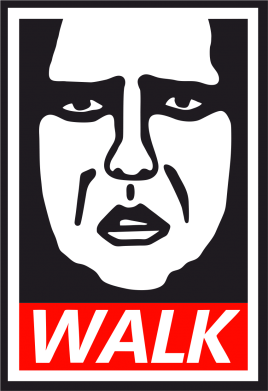  Ƴ   V-  Walk Obey