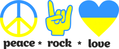  x Peace, Rock, Love