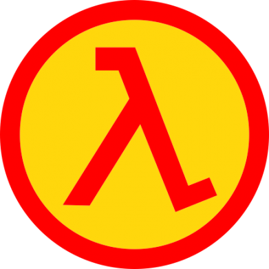  Ƴ   V-  Half Life Logo