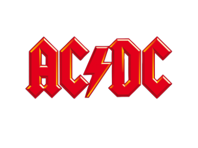     V-  AC/DC Red Logo