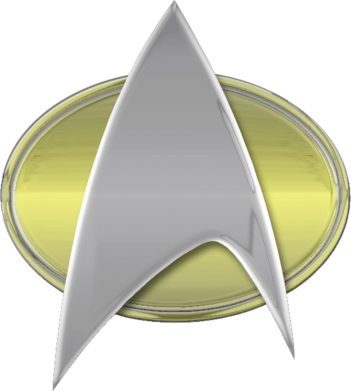  Ƴ  Star Trek Gold Logo