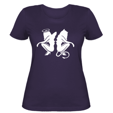 Жіноча футболка Ангел і Демон
