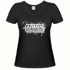 Жіноча футболка з V-подібним вирізом Armin Van Buuren