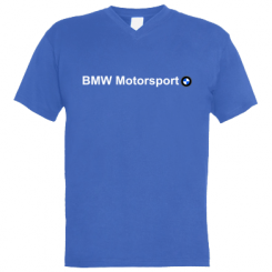 Купити Чоловічі футболки з V-подібним вирізом BMW Motorsport