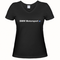 Купити Жіноча футболка з V-подібним вирізом BMW Motorsport