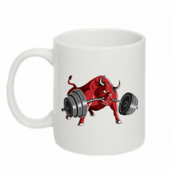   320ml Bull with a barbell