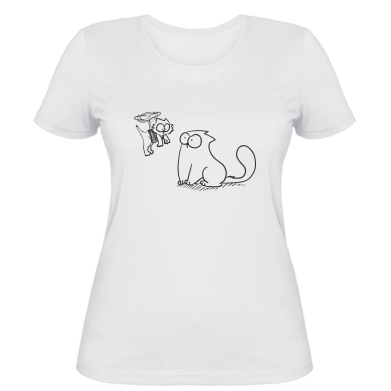Жіноча футболка Два кота