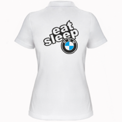 Жіноча футболка поло Eat, sleep, BMW