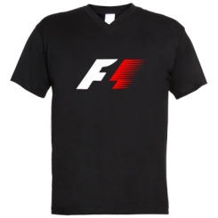 Чоловічі футболки з V-подібним вирізом F1