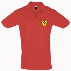 Футболка Поло Ferrari 3D Logo