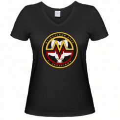 Купити Жіноча футболка з V-подібним вирізом ФК Металург Запоріжжя