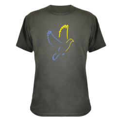 Камуфляжна футболка Голуб миру