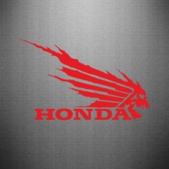Наклейка Honda Skelet
