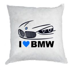 Подушка I love BMW 2