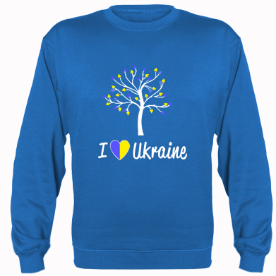 Реглан I love Ukraine дерево
