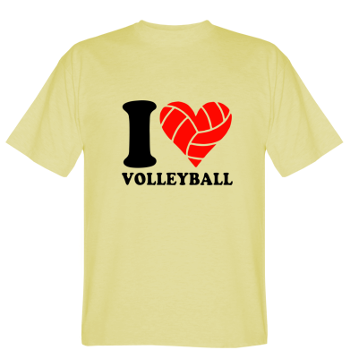 Футболка I love volleyball
