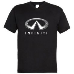 Чоловіча футболка з V-подібним вирізом Infinity Logo 3D