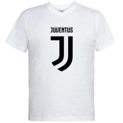 Чоловіча футболка з V-подібним вирізом Juventus Logo