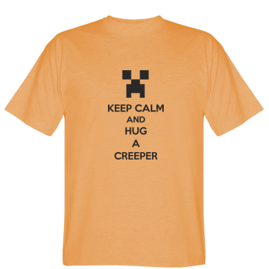 Футболка KEEP CALM and HUG A CREEPER