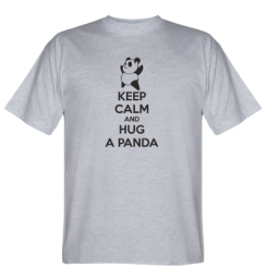 Футболка KEEP CALM and HUG A PANDA