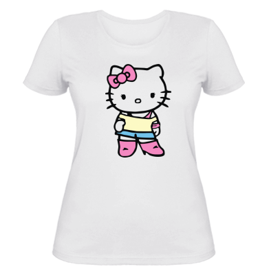 Жіноча футболка Kitty модна