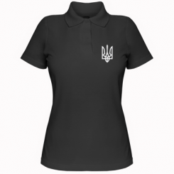Жіноча футболка поло Класичний герб України