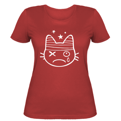 Жіноча футболка Кіт-пірат
