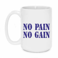   420ml No pain no gain logo