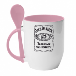 Купити Кружка з керамічною ложкою Jack daniel's Whiskey