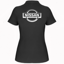Жіноча футболка поло логотип Nissan