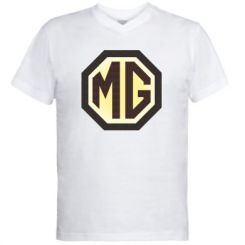 Чоловічі футболки з V-подібним вирізом MG Cars Logo
