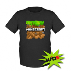 Дитяча футболка Minecraft Main Logo