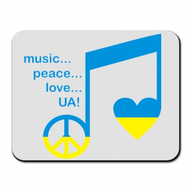     Music, peace, love UA