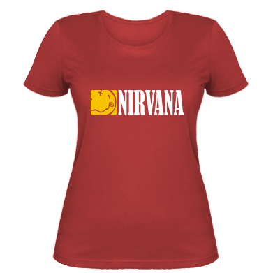 Купити Жіноча футболка Nirvana смайл