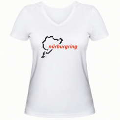 Жіноча футболка з V-подібним вирізом Nurburgring