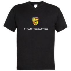 Чоловічі футболки з V-подібним вирізом Porsche
