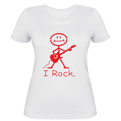 Жіноча футболка З гітарою