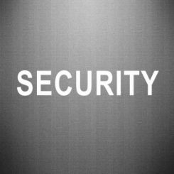 Купити Наклейка Security