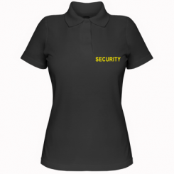 Купити Жіноча футболка поло Security