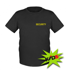 Дитяча футболка Security