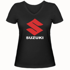 Купити Жіноча футболка з V-подібним вирізом Suzuki