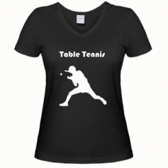  Ƴ   V-  Table Tennis Logo