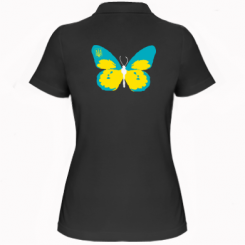 Купити Жіноча футболка поло Український метелик