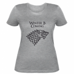 Жіноча футболка Winter is coming (Гра престолів)